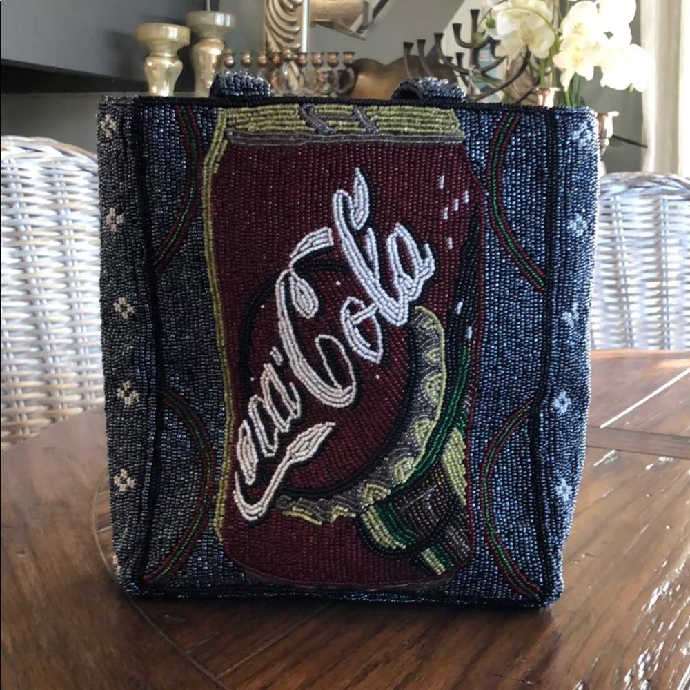 Coca Cola New Beaded Small Tote